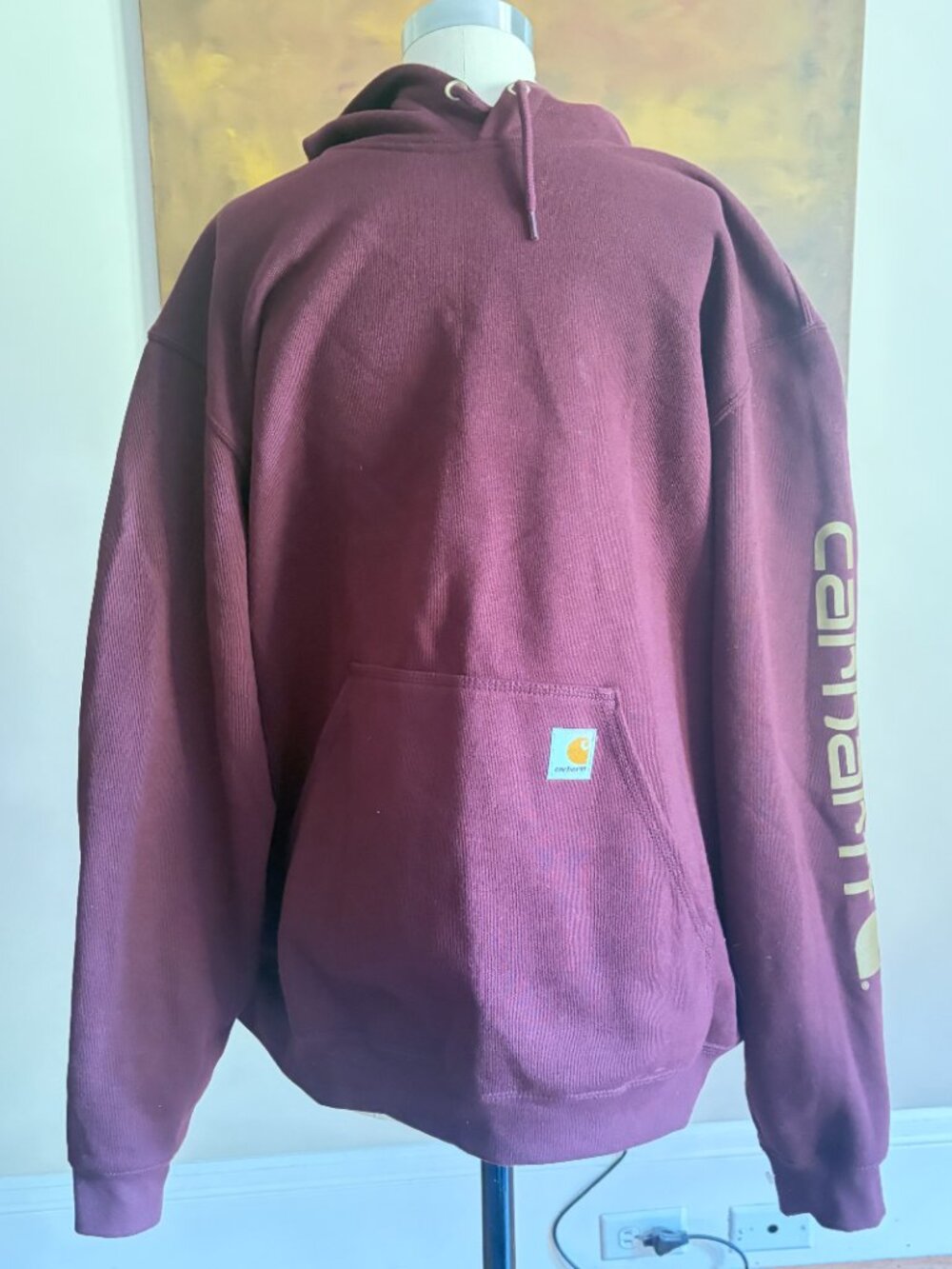 Carhartt Loose Fit Midweight Logo Sleeve Graphic Hoodie Size L - Picture 5 of 9
